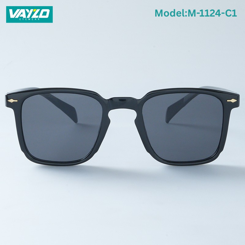 Oversized Square Frame Sunglass Black