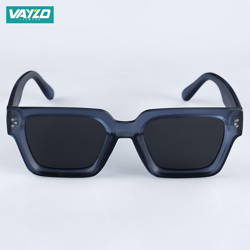Vintage Square Blue Sunglass