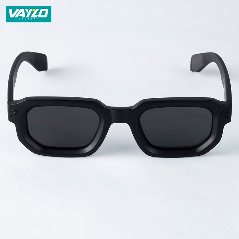 Retro Square Black Sunglass
